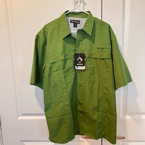 MWT Dri-Duck Men's Green Fishing Shirt
